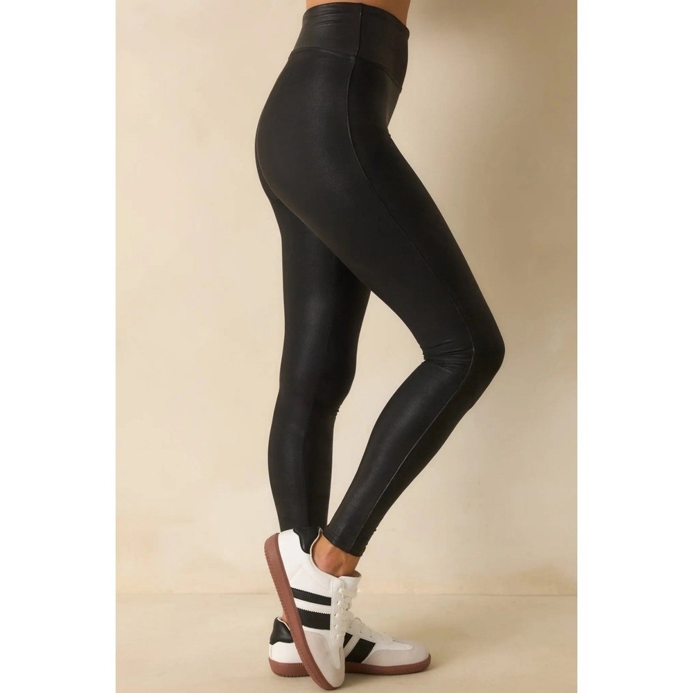 NEW SPANX | faux leather leggings X-small black